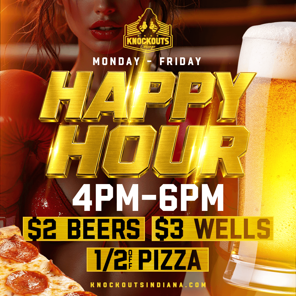 Happy Hour at Knockouts Northwest Indiana